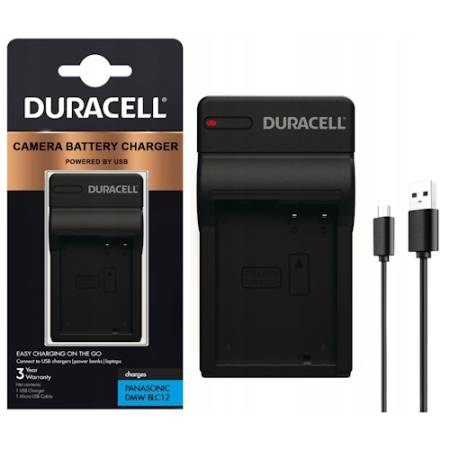 Duracell DRP5957 - ładowarka USB do akumulatorów Panasonic DMW-BLC12_Statusy ładowarki_1